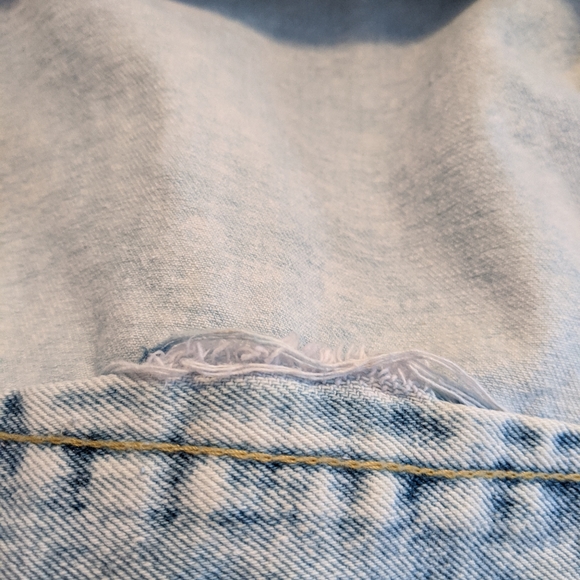 Ashley-Vintage Charm Acid Wash Denim Jean Jacket - Picture 3 of 8